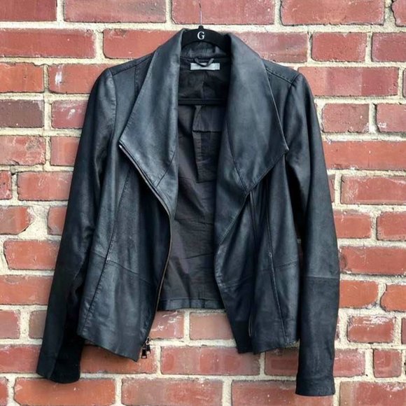 Women's Vince Leather Jacket size Sm - Picture 1 of 4